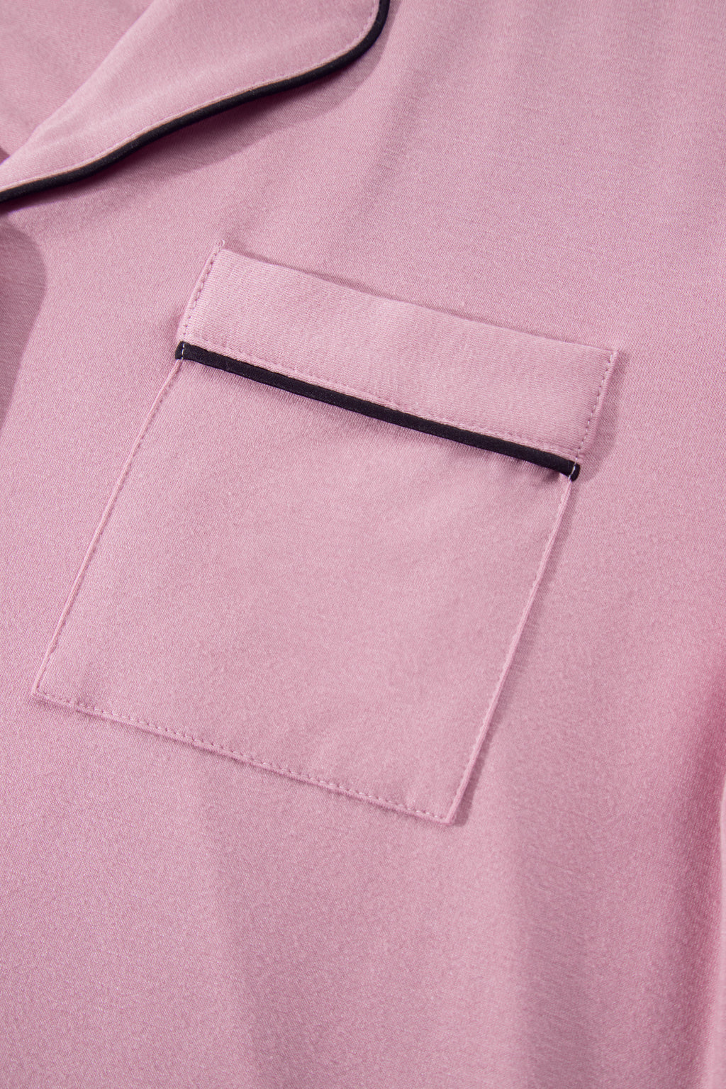 Delicacy Long Sleeve Colorblock Patchwork Two Piece Home Wear Lounge Set