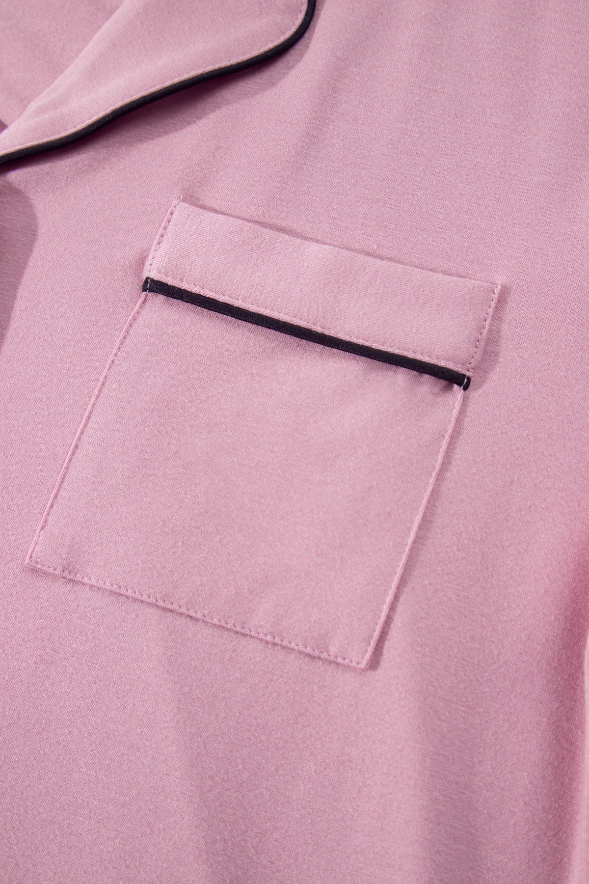 Delicacy Long Sleeve Colorblock Patchwork Two Piece Home Wear Lounge Set