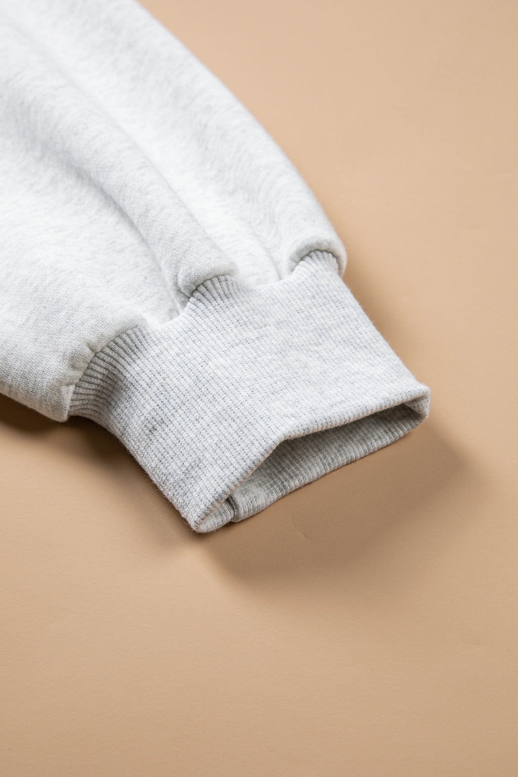 Gray Contrast Patchwork Oversized Hoodie